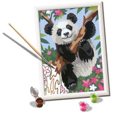 Ravensburger - Creart Speelse Panda - Schilderen op Nummer - Kunst & Ambachten